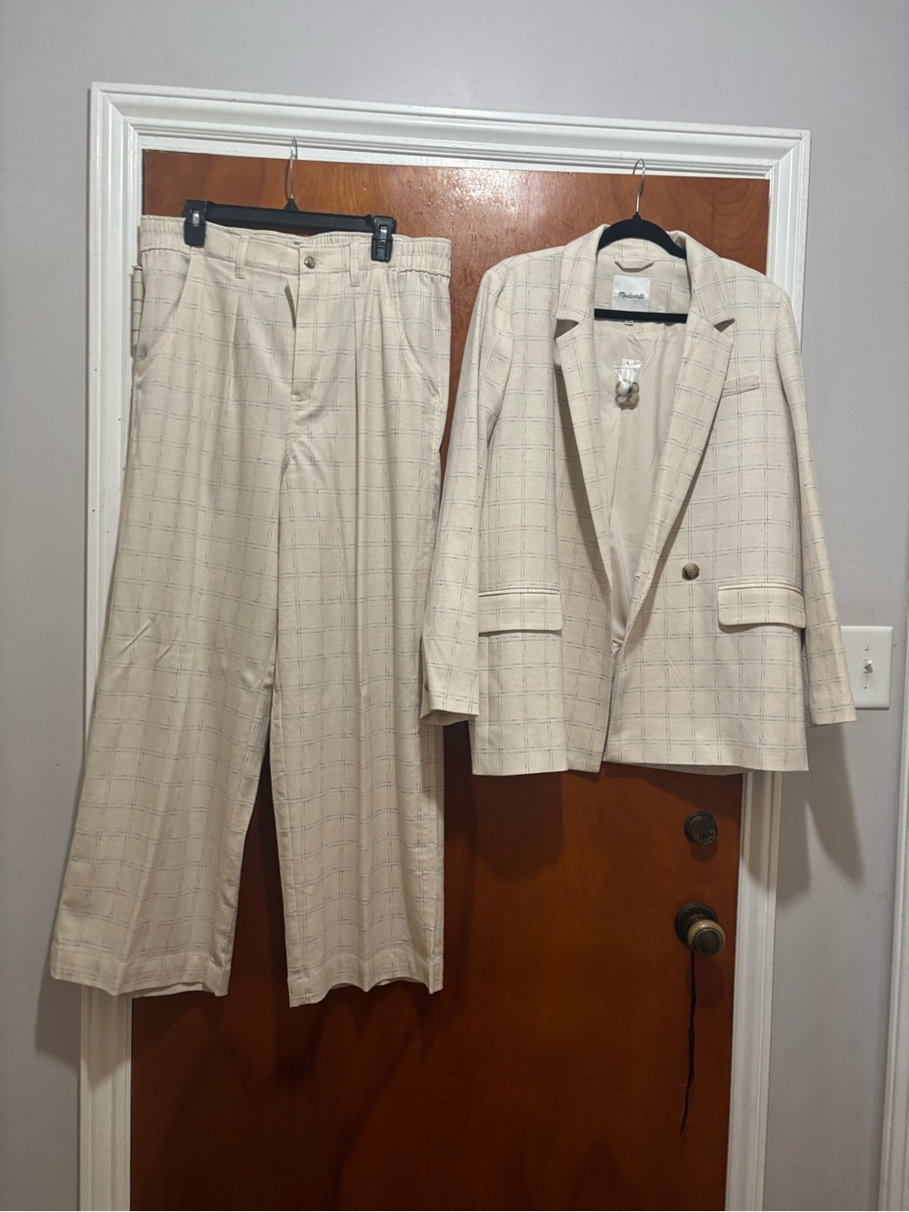 Madewell - Caldwell Ghent Plaid Two-Piece Suit - NWT
